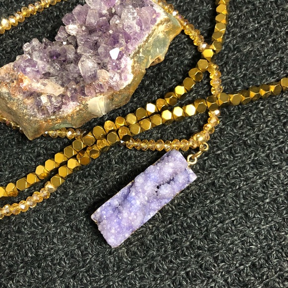 Jewelry - ❄️🎄🎁 Amethyst Necklace Statement Piece